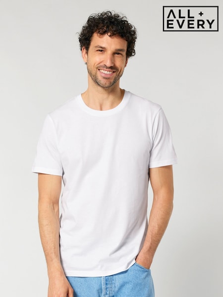All + Every White Coca Cola Retro Bottle Crate Back Print Mens T-Shirt (Y04623) | £25