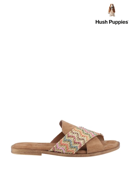 Hush Puppies Petra Brown Sandals (Y05090) | £75