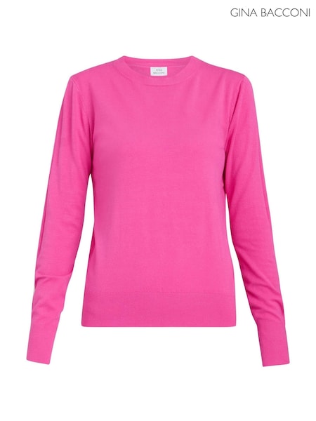 Gina Bacconi Pink Claudie Fuchsia Sweatshirt (Y05180) | £59
