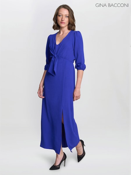 Gina Bacconi Blue Dionne Maxi Dress (Y05188) | £150