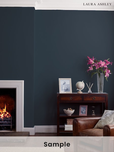 Laura Ashley Midnight Seaspray Matt Emulsion Peel & Stick Paint Sample (Y05332) | £1