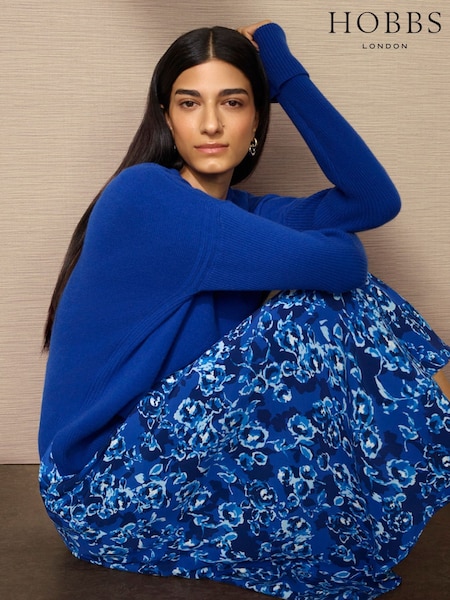 Hobbs Blue Darla Jumper (Y05586) | £89