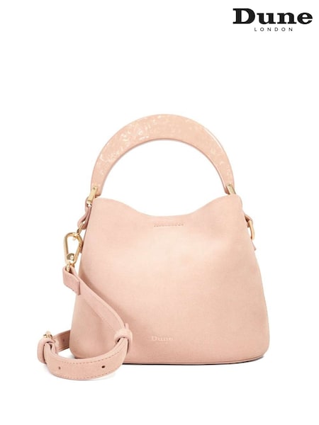 Dune London Pink Dharla Moulded Handle Scoop Bag (Y06168) | £109