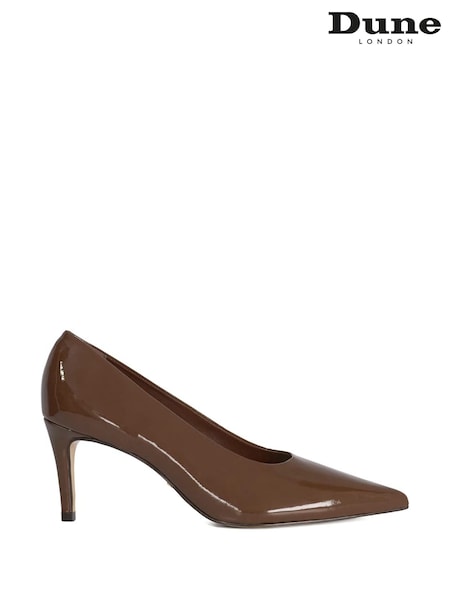 Dune London Brown Aspiring High Cut Court Shoes (Y06250) | £99