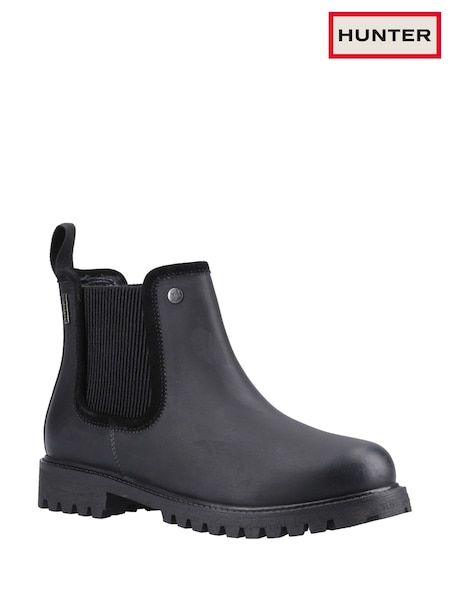 Hunter Canna Dealer Black Boots (Y06578) | £125