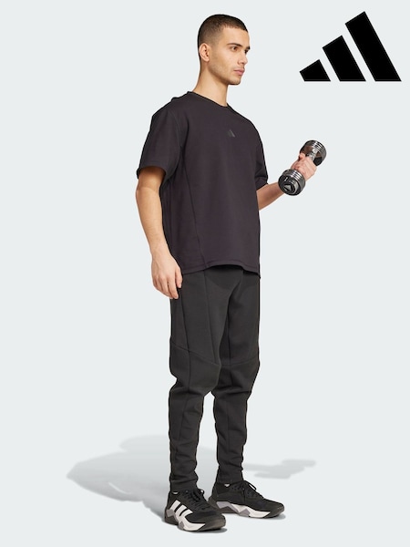 adidas Black D4T X T-Shirt (Y06873) | £38