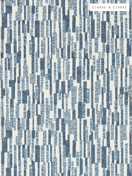 Clarke and Clarke Ink Juno Metropolitan A4 Wallpaper Sample (Y07090) | £1