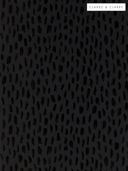 Clarke and Clarke Noir Loxley Metropolitan A4 Wallpaper Sample (Y07113) | £1