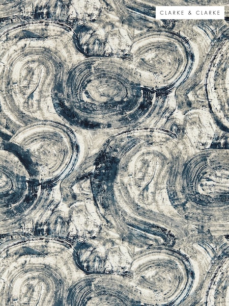 Clarke and Clarke Ink Hatoum Metropolitan A4 Wallpaper Sample (Y07121) | £1