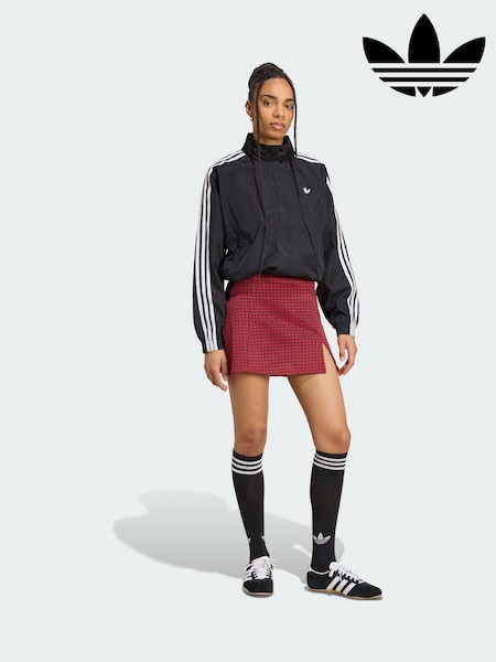adidas Originals Red Houndstooth Tailored Skirt (Y07146) | £55