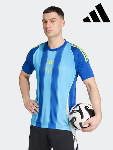 adidas Blue Messi Training Jersey (Y07176) | £30