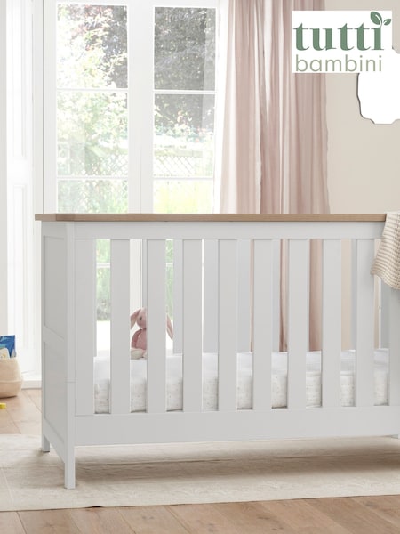 Tutti Bambini White  Oak Verona Cot Bed (Y07281) | £349