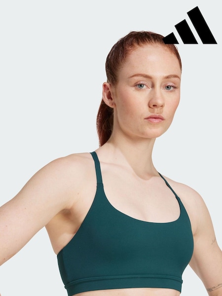 adidas Green adidas All Me Light Support Bra (Y07911) | £35
