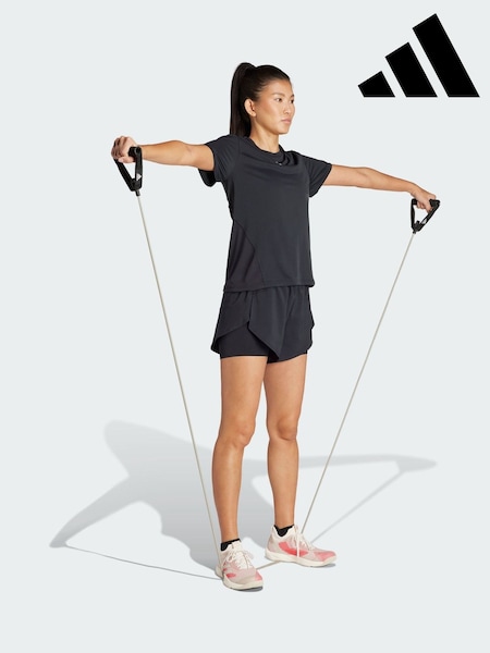 adidas Black Designed for Training T-Shirt (Y07912) | £33