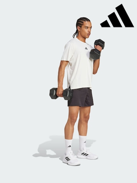 adidas White Designed-for-Training Intensity T-Shirt (Y07982) | £38