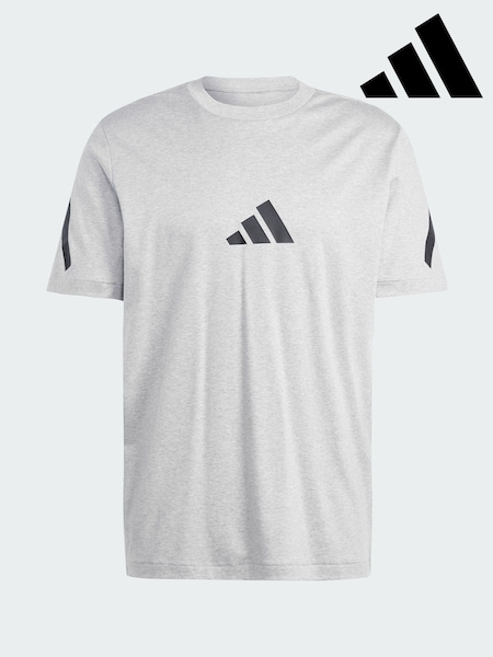 adidas Grey Z.N.E. T-Shirt (Y08106) | £33