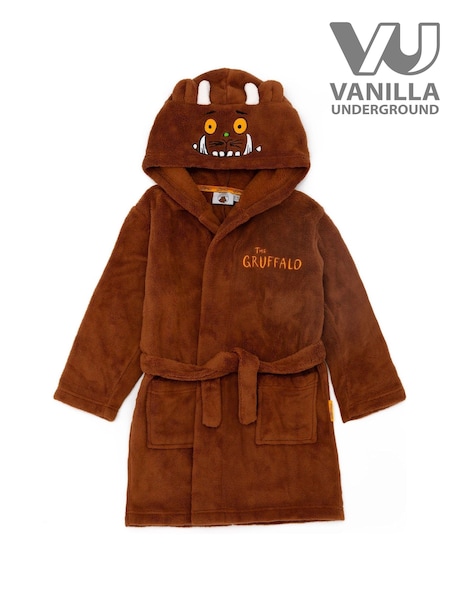 Vanilla Underground Brown Kids Bathrobe (Y08114) | £25