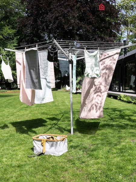 Brabantia Metallic Grey Lift-O-Matic Rotary Dryer Airer with Accessories (Y08123) | £90