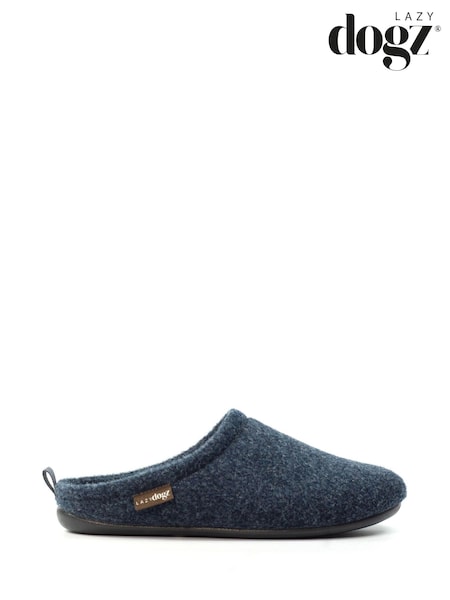 Lazy Dogz Blue Lee Mule Slippers (Y08280) | £33