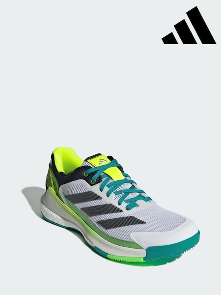 adidas White Crazyquick Boost Padel Shoes (Y08558) | £140