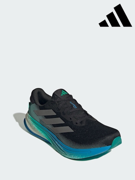 adidas Black Supernova Rise 2 Running Shoes (Y08600) | £130
