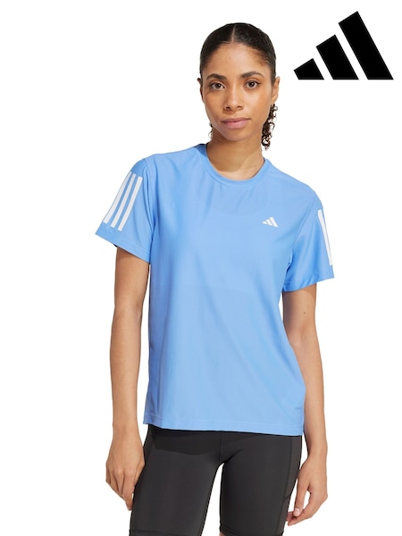 adidas Blue Own The Run T-Shirt (Y08631) | £28