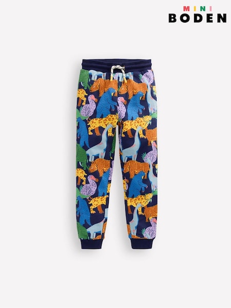 Boden Blue Printed Comfy Joggers (Y08788) | £25 - £29
