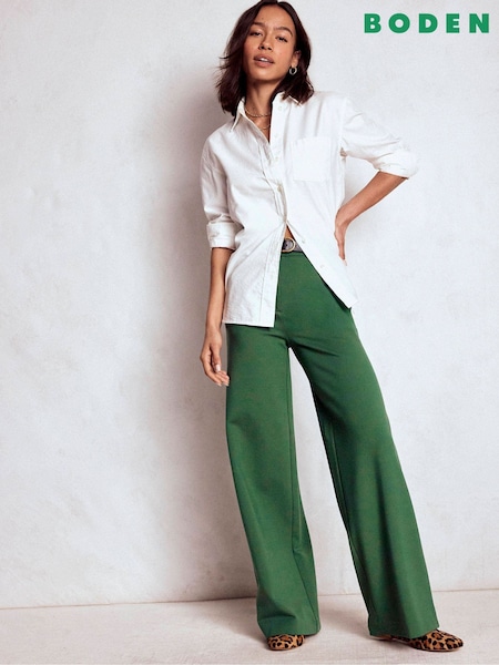 Boden Green Belgravia Ponte Trousers (Y08873) | £89