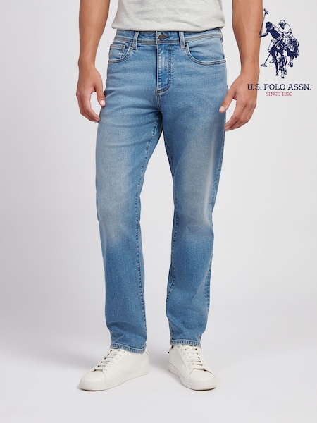 U.S. Polo Assn. Blue Straight Fit Jeans (Y09166) | £60