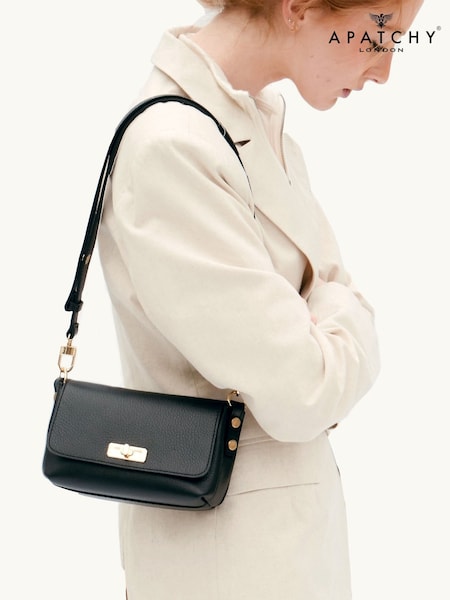 Apatchy Black The Maisie Leather Bag (Y09195) | £110