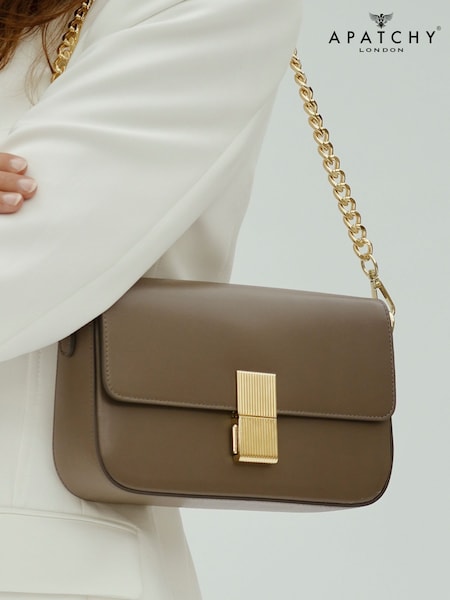 Apatchy Brown The Flora Leather Bag (Y09196) | £160