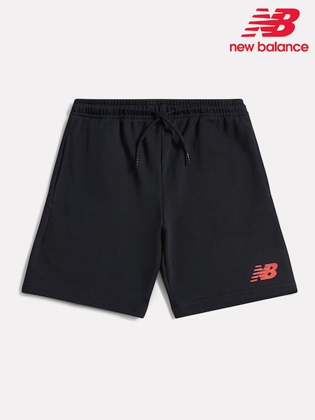 New Balance Black FT Graphic Print Shorts (Y09240) | £30 - £36