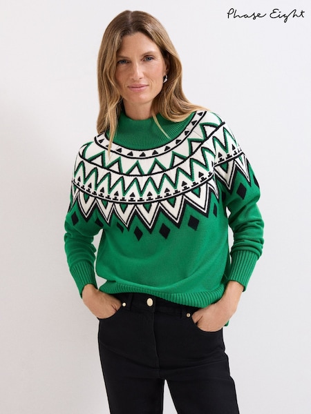 Phase Eight Green Karla Jumper (Y09673) | £89