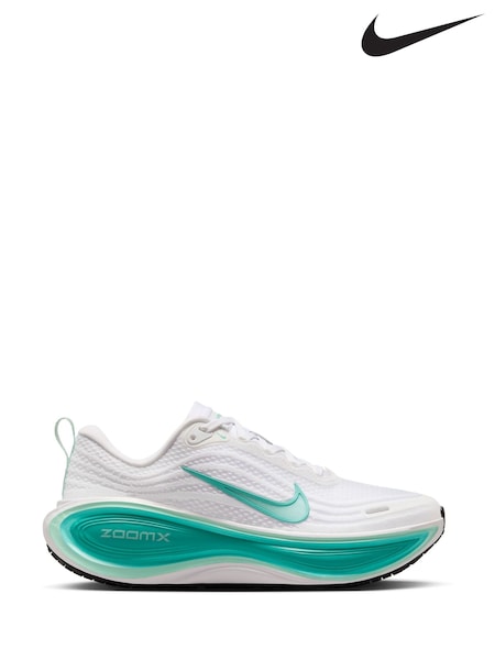 Nike White Blue Vomero Plus Road Running Trainers (Y10215) | £155