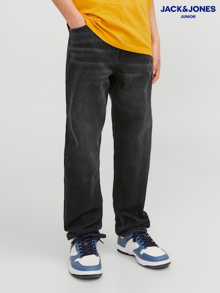JACK & JONES Junior Chris Relaxed Fit Black Jeans (Y10268) | £30