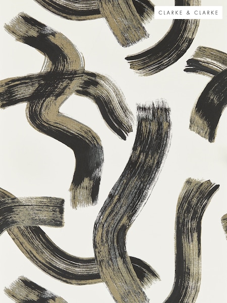 Clarke and Clarke Noir Malevich Metropolitan 10M Wallpaper (Y10277) | £54