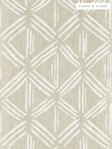 Clarke and Clarke Linen Murakami Metropolitan 10M Wallpaper (Y10289) | £54