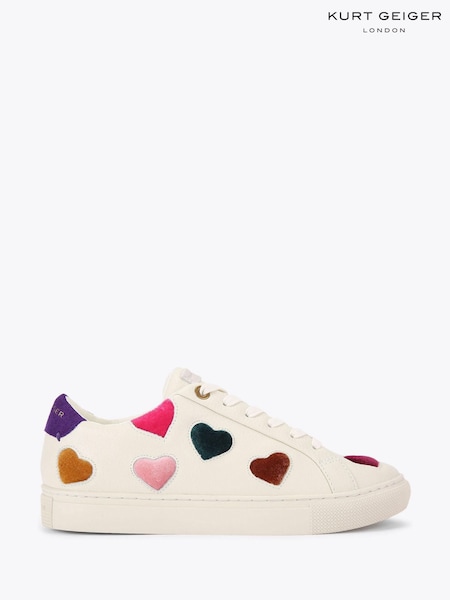Kurt Geiger London Pink Lane Love Trainers (Y10537) | £179