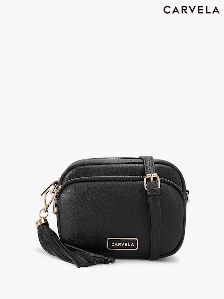 Carvela Black Chrome Como Cross-Body 2 Bag (Y10640) | £99