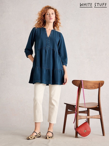 White Stuff Blue Marta Indigo Tunic (Y10661) | £55