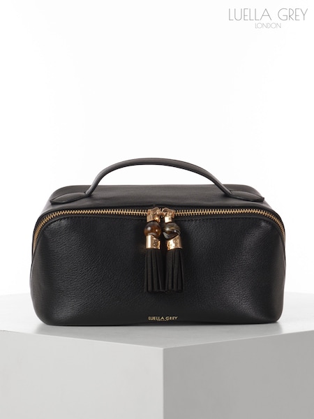 Luella Grey Carmel Make Up Black Pouch (Y10775) | £45