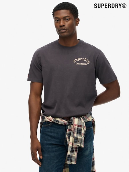 Superdry Grey Tattoo Loose T-Shirt (Y10825) | £30
