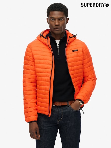 Superdry Orange Hooded Fuji Lite Jacket (Y10843) | £90