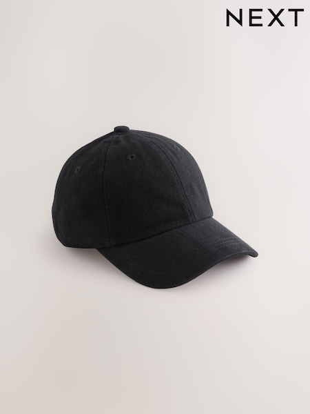 Black Baseball Cap (1-16yrs) (Y10873) | £7 - £8