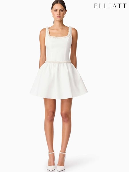 Elliatt Cream Alia Midi Dress (Y10887) | £242