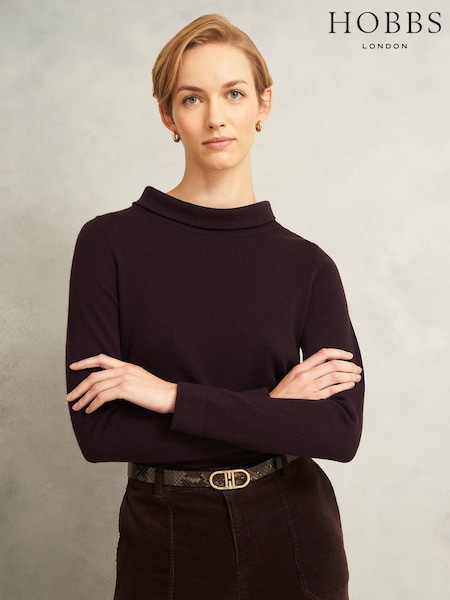 Hobbs Brown Audrey Jumper (Y10937) | £95