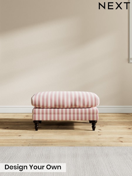 Bold Chenille Stripe/Dark Pink Hutton Deep Relaxed Sit (Y10941) | £475