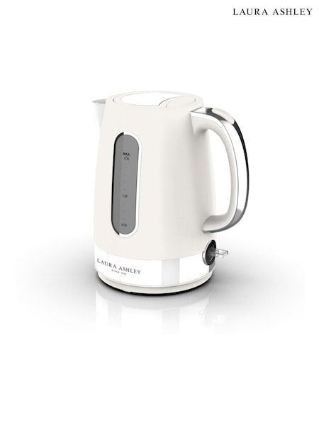 Laura Ashley Cotton White Jug Kettle 1.7L (Y11182) | £50