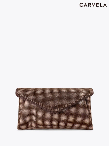 Carvela Stargaze Clutch Brown Bag (Y11205) | £69