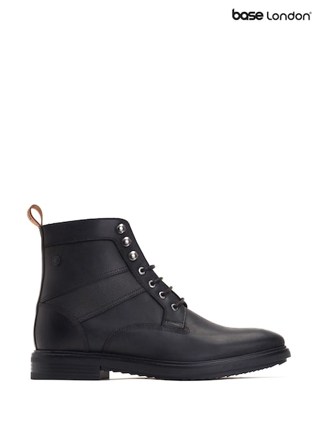 Base London Black Dickson Pull Up Boots (Y11224) | £80